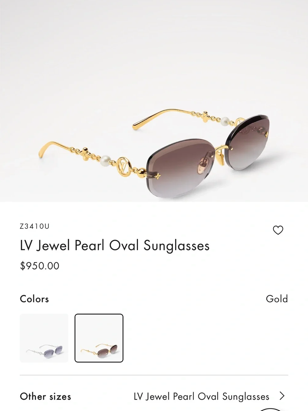 Louis Vuitton chic rimless